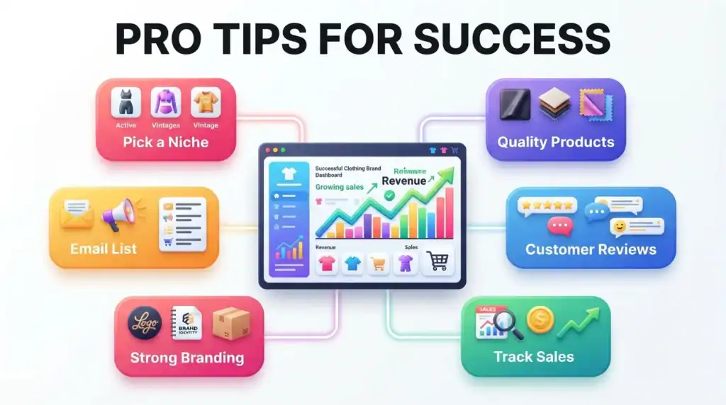 tips to get success in clothing business