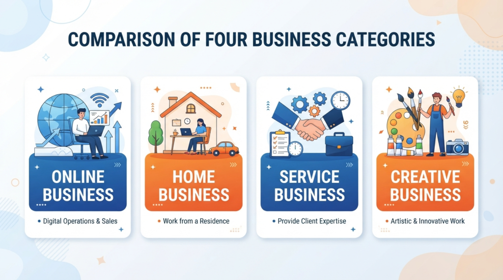business ideas comparision