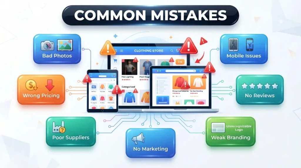 Common mistakjes to avoid in business
