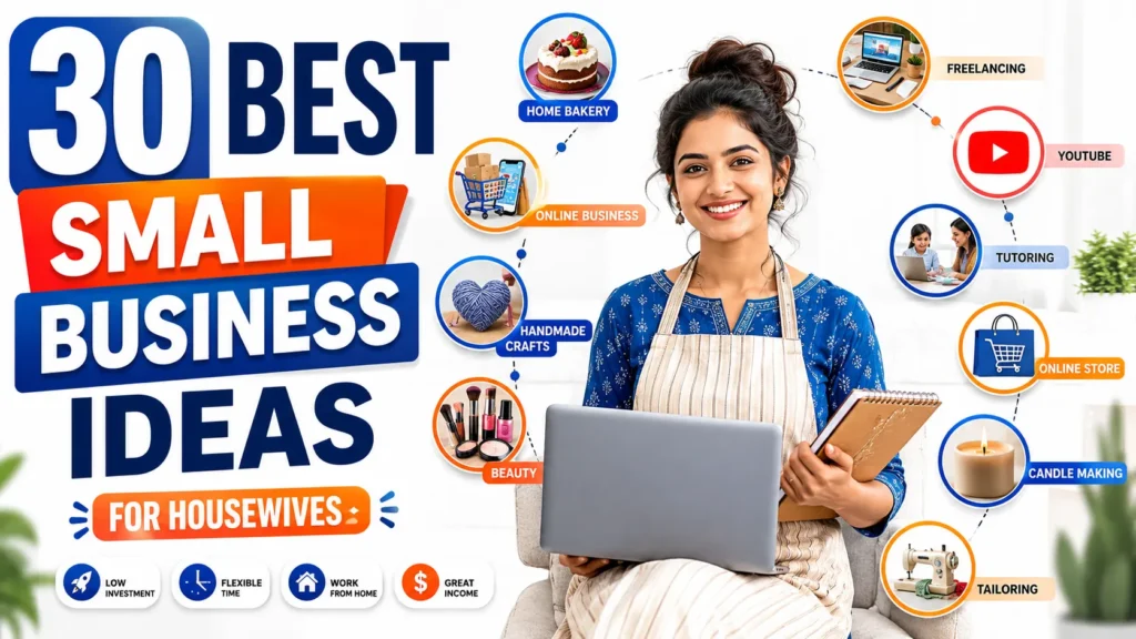 30 Small Business Ideas for Housewives to Start from Home